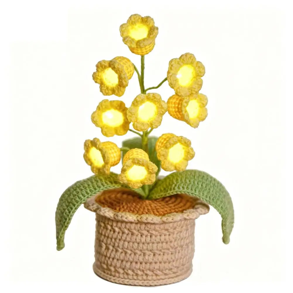 Hand-crocheted Glowing Lily Of The Valley