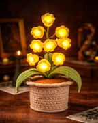 Hand-crocheted Glowing Lily Of The Valley